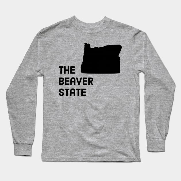 Oregon - The Beaver State Long Sleeve T-Shirt by whereabouts